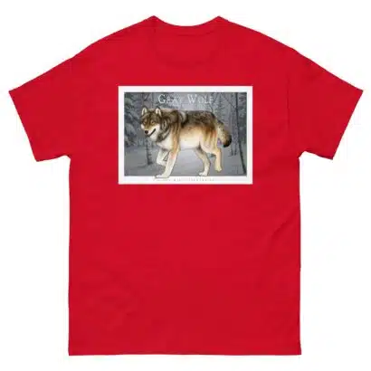 Gray Wolf - Unisex classic tee - Image 4