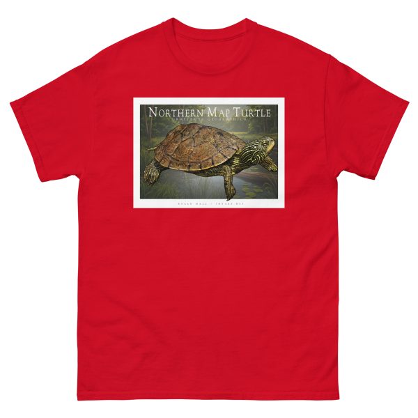 Northern Map Turtle - Unisex classic tee - Image 4