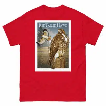 Red-Tailed Hawk - Unisex classic tee - Image 4