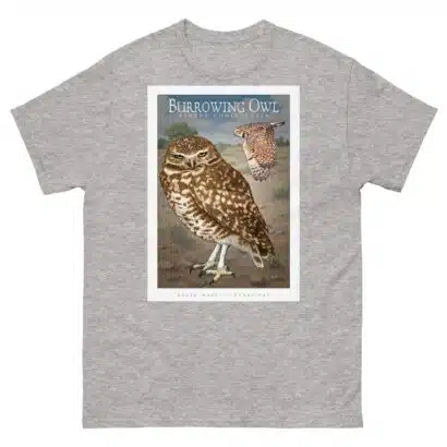 Burrowing Owl - Unisex classic tee - Image 10