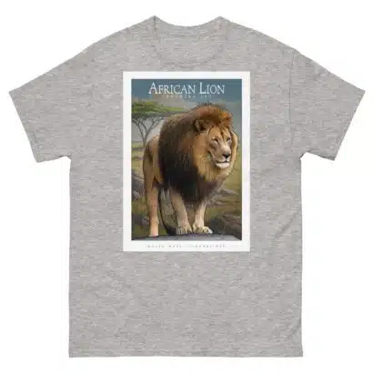 African Lion - Unisex classic tee - Image 10