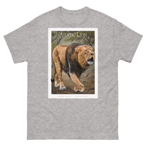 Asiatic Lion - Unisex classic tee - Image 10