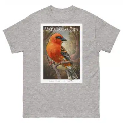 Madagascar or Red Fody - Unisex classic tee - Image 10