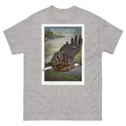 Madagascar Fish Eagle - Unisex classic tee - Image 10