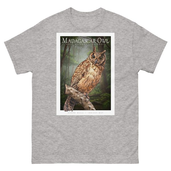 Madagascar Owl - Unisex classic tee - Image 10