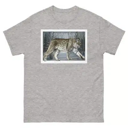 Canadian Lynx - Unisex classic tee - Image 10