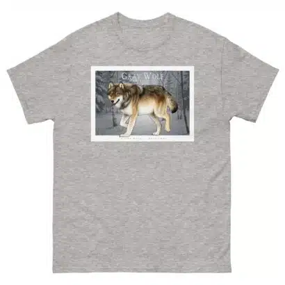 Gray Wolf - Unisex classic tee - Image 10