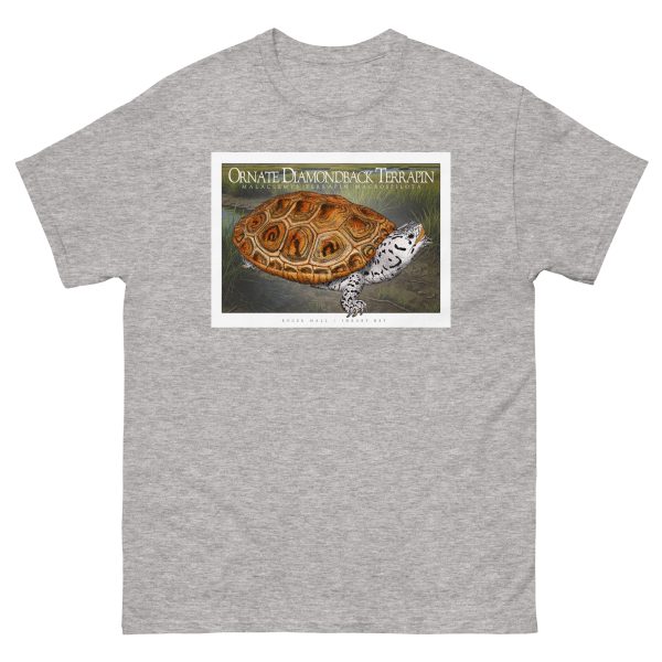 Ornate Diamondback Terrapin - Unisex classic tee - Image 10