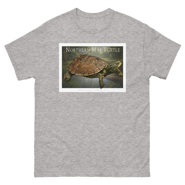 Northern Map Turtle - Unisex classic tee - Image 10