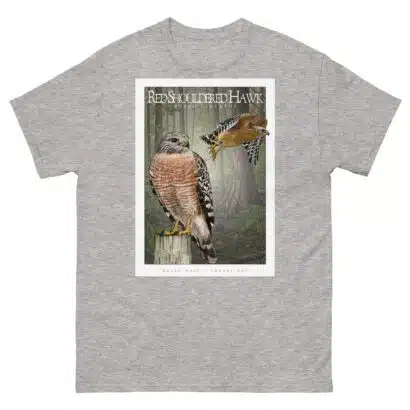 Red-Shouldered Hawk - Unisex classic tee - Image 10