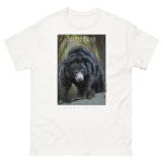 Fine art illustration of a Sloth Bear printed on a high-quality 100% unisex cotton t-shirt.