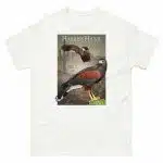 Fine art illustration of a Harris's Hawk printed on a high-quality 100% unisex cotton t-shirt.