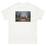 Fine art illustration of a Bighorn Sheep printed on a high-quality 100% unisex cotton t-shirt.