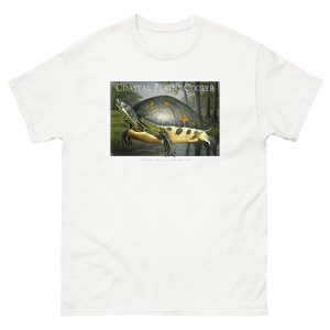 Fine art illustration of a Coastal Plains or Florida Cooter printed on a high-quality 100% unisex cotton t-shirt.