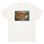 Fine art illustration of an Ornate Diamondback Terrapin printed on a high-quality 100% unisex cotton t-shirt.