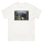 Fine art illustration of a Northern Red-Bellied Cooter printed on a high-quality 100% unisex cotton t-shirt.