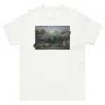 Fine art illustration of a Common Snapping Turtle printed on a high-quality 100% unisex cotton t-shirt.