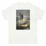 Fine art illustration of an American Kestrel printed on a high-quality 100% unisex cotton t-shirt.
