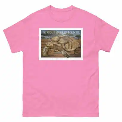 African Spurred Tortoise - Unisex classic tee - Image 8