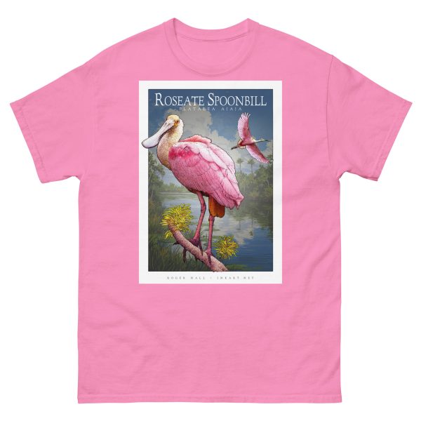 Roseate Spoonbill - Unisex classic tee - Image 8
