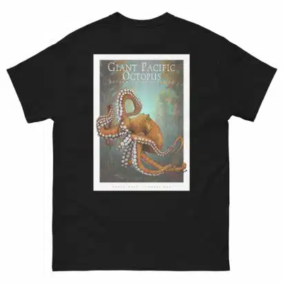 Giant Pacific Octopus - Unisex classic tee - Image 3