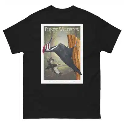 Pileated Woodpecker - Unisex classic tee - Image 3