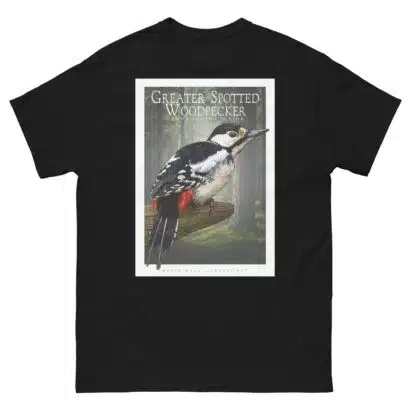 Greater Spotted Woodpecker - Unisex classic tee - Image 3