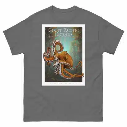Giant Pacific Octopus - Unisex classic tee - Image 5