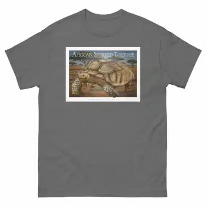 African Spurred Tortoise - Unisex classic tee - Image 5