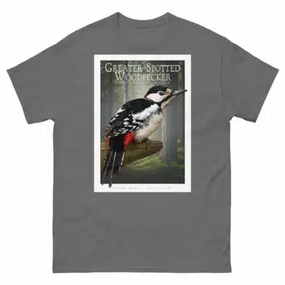 Greater Spotted Woodpecker - Unisex classic tee - Image 5