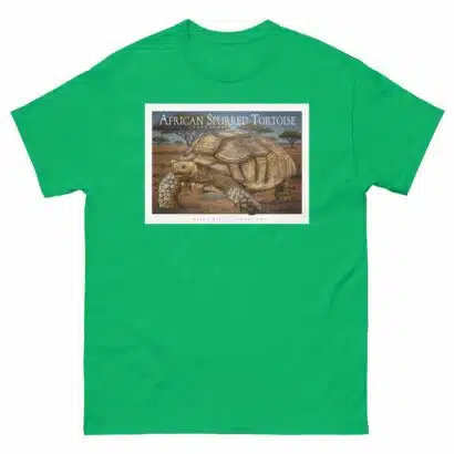 African Spurred Tortoise - Unisex classic tee - Image 7