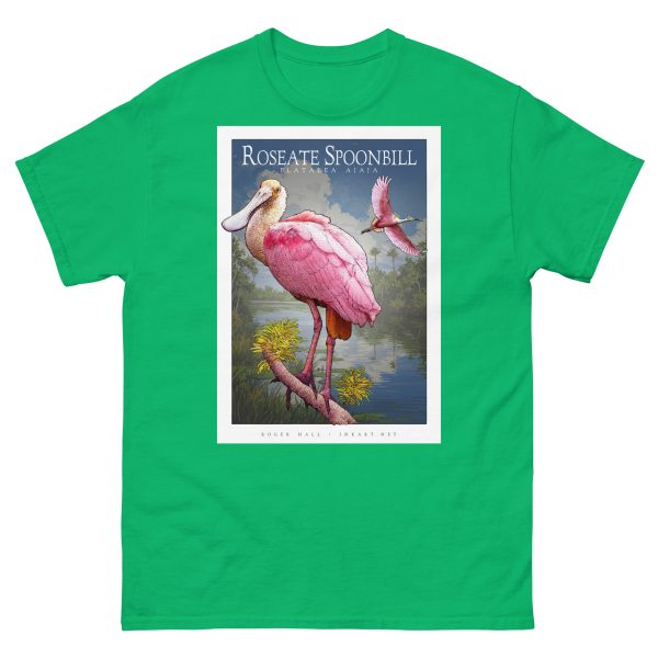 Roseate Spoonbill - Unisex classic tee - Image 7