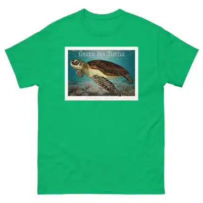 Green Sea Turtle - Unisex classic tee - Image 7