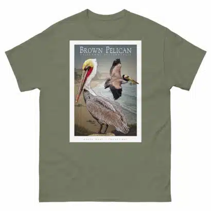 Brown Pelican - Unisex classic tee - Image 6