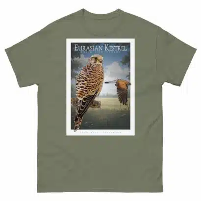 Eurasian Kestrel - Unisex classic tee - Image 6