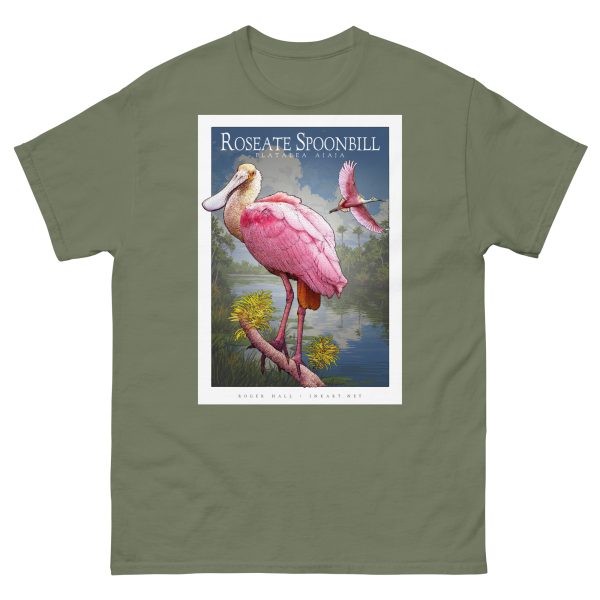 Roseate Spoonbill - Unisex classic tee - Image 6