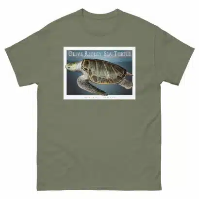Olive Ridley Sea Turtle - Unisex classic tee - Image 6