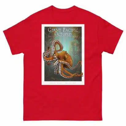 Giant Pacific Octopus - Unisex classic tee - Image 4