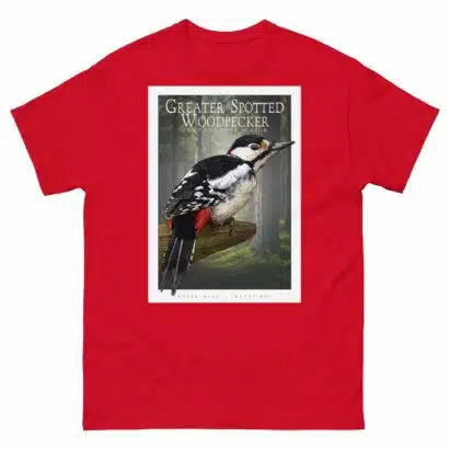 Greater Spotted Woodpecker - Unisex classic tee - Image 4