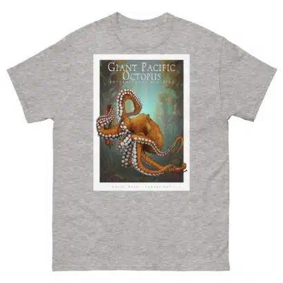 Giant Pacific Octopus - Unisex classic tee - Image 10