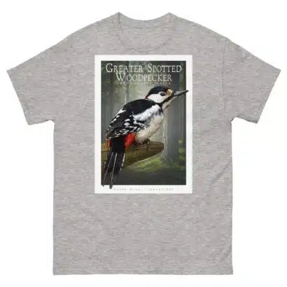 Greater Spotted Woodpecker - Unisex classic tee - Image 10