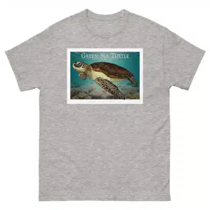 Green Sea Turtle - Unisex classic tee - Image 10