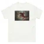Fine art illustration of a Coastal Giant Salamander printed on a high-quality 100% unisex cotton t-shirt.