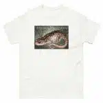 Fine art illustration of an Arboreal Salamander printed on a high-quality 100% unisex cotton t-shirt.