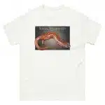 Fine art illustration of a Spring Salamander printed on a high-quality 100% unisex cotton t-shirt.