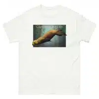 Fine art illustration of a California Sea Lion printed on a high-quality 100% unisex cotton t-shirt.