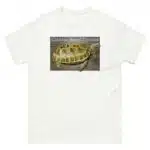 Fine art illustration of a Central Asian Tortoise printed on a high-quality 100% unisex cotton t-shirt.