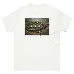 Fine art illustration of a Red-Footed Tortoise printed on a high-quality 100% unisex cotton t-shirt.
