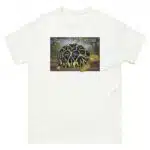 Fine art illustration of an Indian Star Tortoise printed on a high-quality 100% unisex cotton t-shirt.