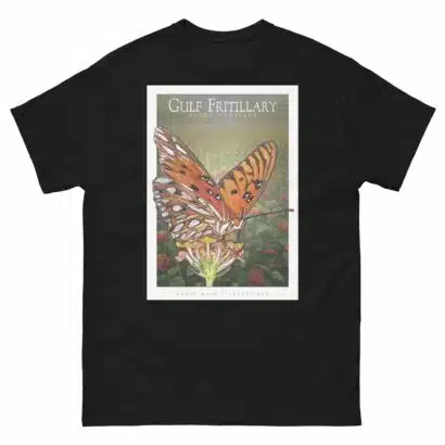 Gulf Fritillary Butterfly - Unisex classic tee - Image 3